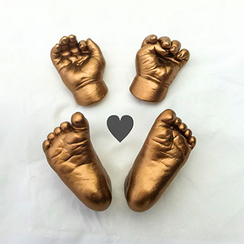 Baby hands and feet casting